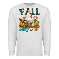 Oatmeal Heather Fall Vibes Chicken Premium Sweatshirt - LillyAllenDesigns