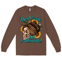 Chestnut dead inside but caffeinated Long Sleeve Tee - Jasminsmagicworld