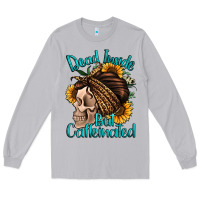 Moon Dust dead inside but caffeinated Long Sleeve Tee - Jasminsmagicworld