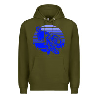 Army Green Motorcross Premium Hoodie - Bettercallsaul