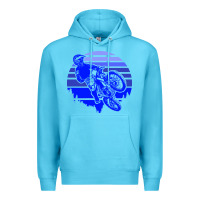 Ocean Blue Motorcross Premium Hoodie - Bettercallsaul