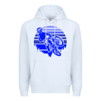 White Motorcross Premium Hoodie - Bettercallsaul