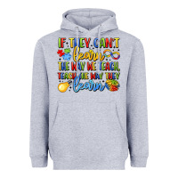 Heather Grey if they can't learn the way we teach teach the  wa Heavyweight Hoodie - LillyAllenDesigns