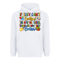 White if they can't learn the way we teach teach the  wa Heavyweight Hoodie - LillyAllenDesigns