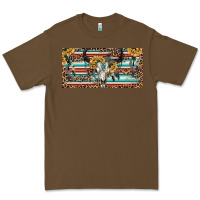 Cacao Boho bull skull and serape Premium Tee - RanaPortraitStore