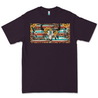 Plum Boho bull skull and serape Premium Tee - RanaPortraitStore