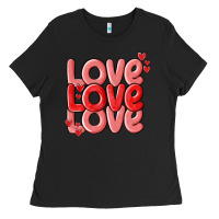 Black love valentines day Ladies Tee - MaliasSmallBusiness
