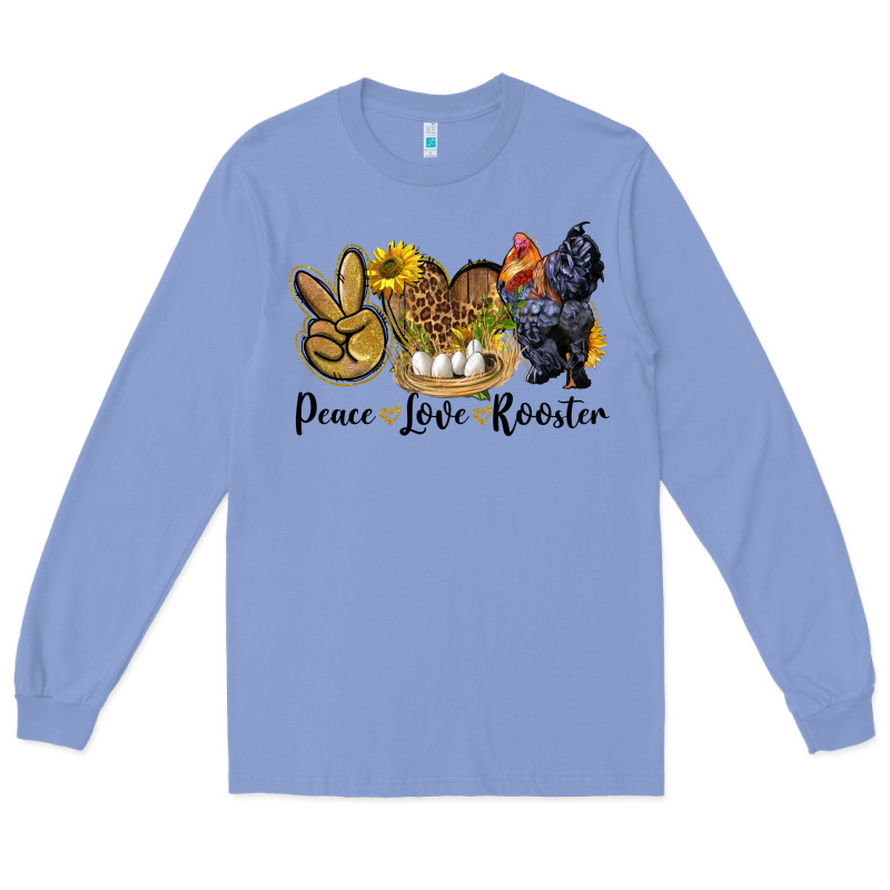 Peace Love Rooster Long Sleeve Tee by LillyAllenDesigns | Teevron