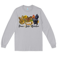 Moon Dust Peace Love Rooster Long Sleeve Tee - LillyAllenDesigns