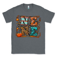 Charcoal Heather Fall Autumn Leopard Nene Classic Tee - LillyAllenDesigns