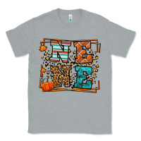 Heather Grey Fall Autumn Leopard Nene Classic Tee - LillyAllenDesigns