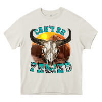 Cream cant be tamed Heavy Core Tee - texasbilliewilder
