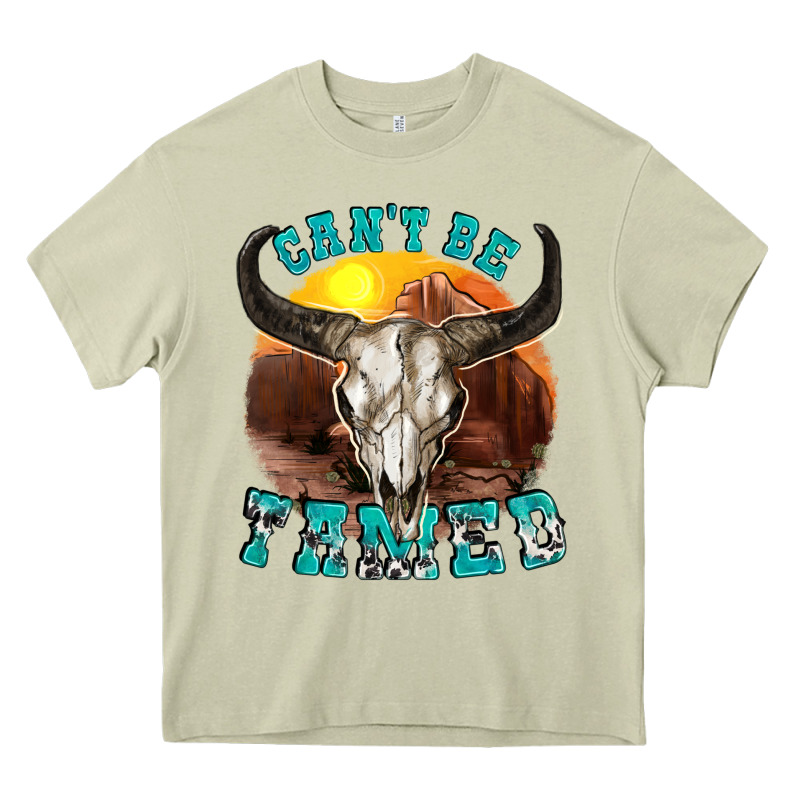 Cant Be Tamed Heavy Core Tee by texasbilliewilder | Teevron
