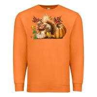 Carrot Fall Squirrel Premium Sweatshirt - LillyAllenDesigns
