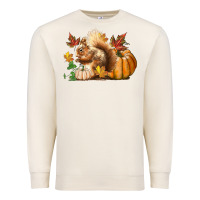 Sandshell Fall Squirrel Premium Sweatshirt - LillyAllenDesigns