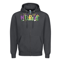 Smoke nurse mardi gras Zipper Hoodie - MaliasSmallBusiness