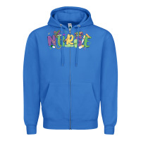 True Royal nurse mardi gras Zipper Hoodie - MaliasSmallBusiness