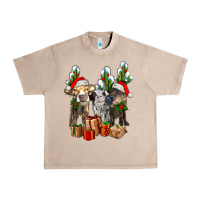 French Oak western christmas cows and cactuses Urban Heavy Tee - AdoDesignShop