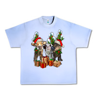 Grape Ice western christmas cows and cactuses Urban Heavy Tee - AdoDesignShop