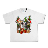 Lunar Rock western christmas cows and cactuses Urban Heavy Tee - AdoDesignShop