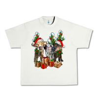 Pistachio western christmas cows and cactuses Urban Heavy Tee - AdoDesignShop