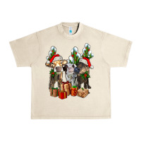 Sandshell western christmas cows and cactuses Urban Heavy Tee - AdoDesignShop