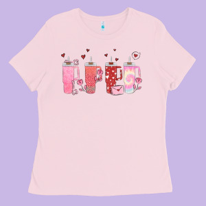 Obsessive Cup Disorder Valentines Day Ladies Tee Designed By Maliassmallbusiness