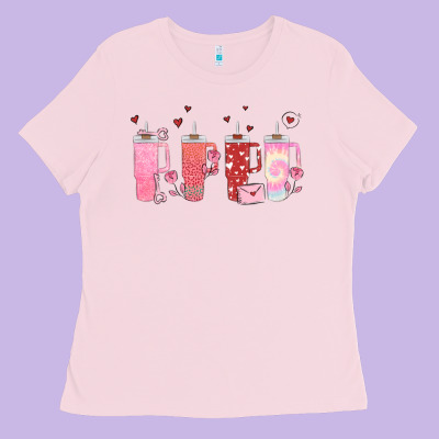 Obsessive Cup Disorder Valentines Day Ladies Tee Designed By Maliassmallbusiness