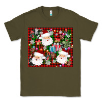 Army Green santa christmas Classic Tee - AdoDesignShop