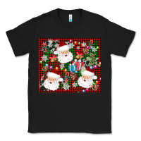 Black santa christmas Classic Tee - AdoDesignShop