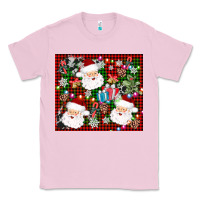 Bubblegum Pink santa christmas Classic Tee - AdoDesignShop