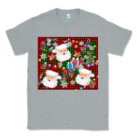 Heather Grey santa christmas Classic Tee - AdoDesignShop