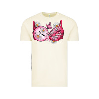 Vintage Arctic Hour Breast Cancer Bra Vintage Tee - Artiststas