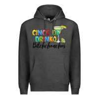 Charcoal Heather cinco de drinko bitchchoahos Premium Hoodie - JahusDesignShop
