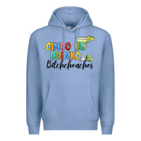 Colony Blue cinco de drinko bitchchoahos Premium Hoodie - JahusDesignShop