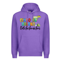 Purple cinco de drinko bitchchoahos Premium Hoodie - JahusDesignShop