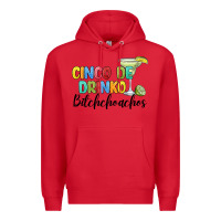 Red cinco de drinko bitchchoahos Premium Hoodie - JahusDesignShop