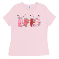 Bubblegum Pink obsessive cup disorder valentines day Ladies Tee - MaliasSmallBusiness