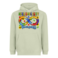 Matcha neurodiversity awareness Heavyweight Hoodie - LillyAllenDesigns