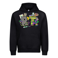 Black respiratory therapist mardi gras Urban Hoodie - CowGirlArtShop