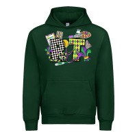 Forest Green respiratory therapist mardi gras Urban Hoodie - CowGirlArtShop