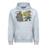 Heather Grey respiratory therapist mardi gras Urban Hoodie - CowGirlArtShop