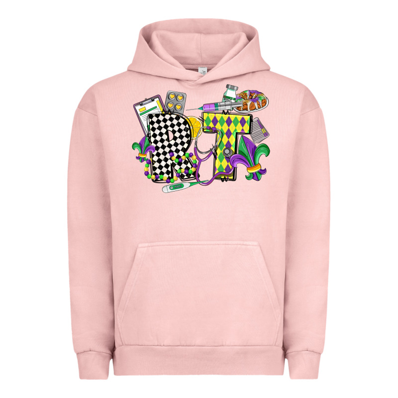 Respiratory Therapist Mardi Gras Urban Hoodie by CowGirlArtShop | Teevron