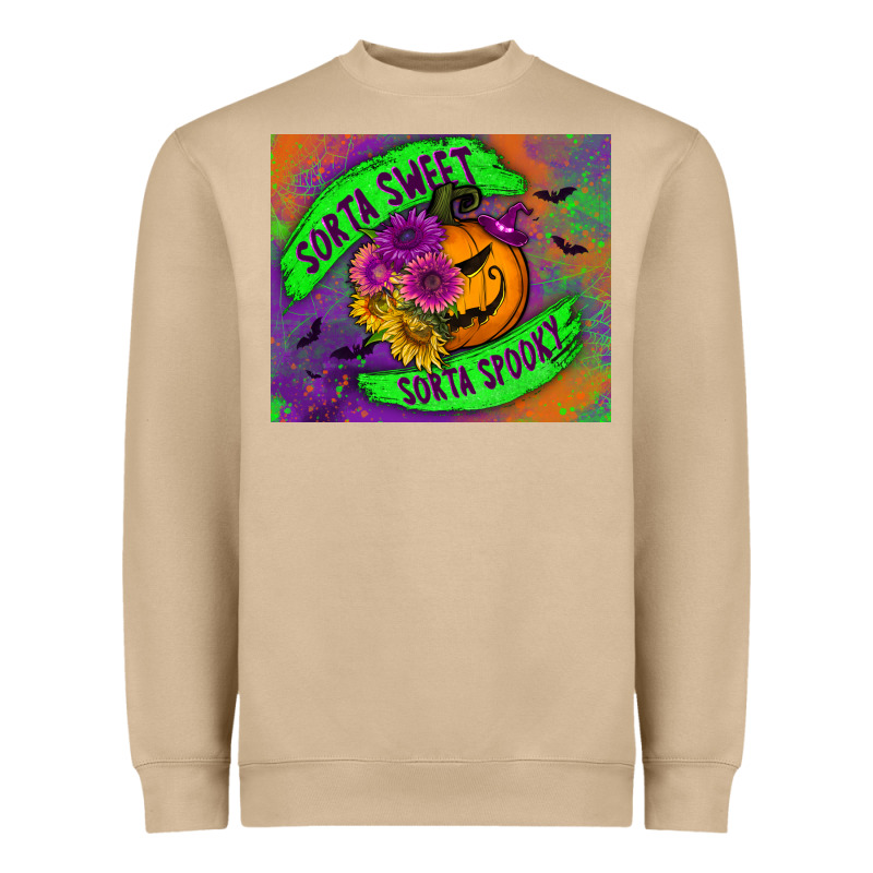 Sorta Sweet Sorta Spooky Mousepad Heavyweight Sweatshirt by BundleAndBundleShop | Teevron