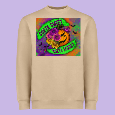 Sorta Sweet Sorta Spooky Mousepad Heavyweight Sweatshirt Designed By Bundleandbundleshop