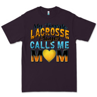 Plum my favorite lacrosse player calls me mom Premium Tee - Zillion Design Studio