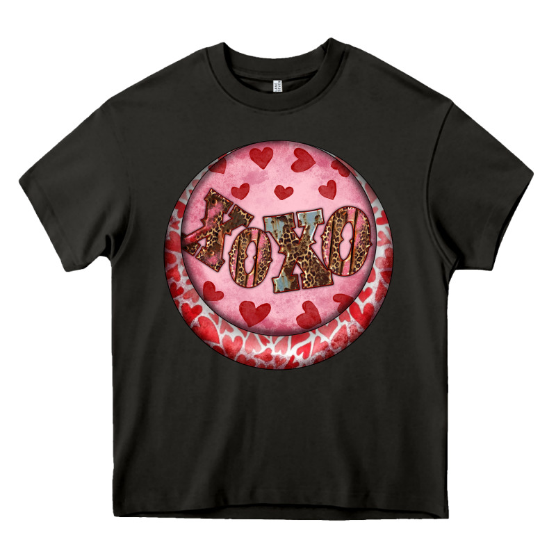 Western Valentine's Day Xoxo Round Earrings Heavy Core Tee by RanaPortraitStore | Teevron