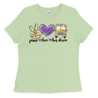 Matcha peace love bus driver Ladies Tee - MaliasSmallBusiness