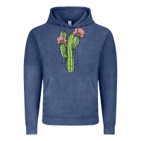 Vintage Denim cactus 4 Vintage Hoodie - JahusDesignShop