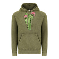 Vintage Olive cactus 4 Vintage Hoodie - JahusDesignShop